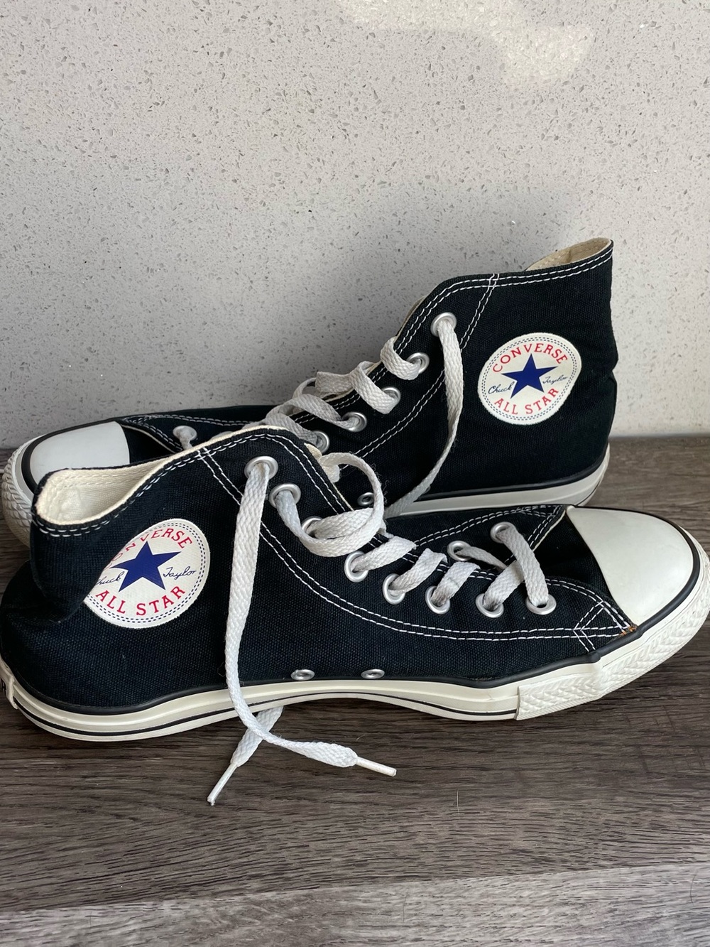 Converse Black & White High Top Sneakers